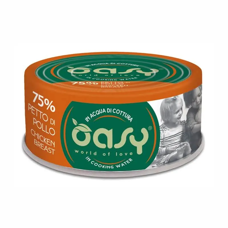 Oasy wet cat more love pollo con prosciutto 70 g