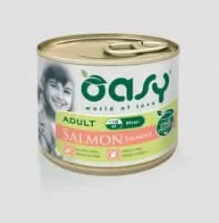 Oasy wet dog one adult mini salmone 200 g
