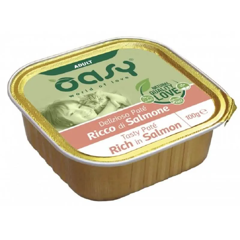 Oasy wet cat delizioso pate' salmone 100 g