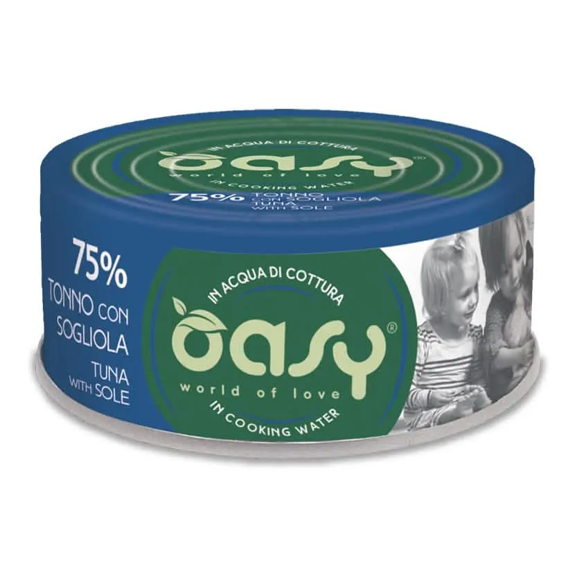 Oasy wet cat more love tonno sogliola 70 g