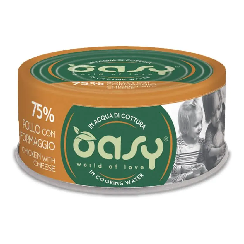 Oasy wet cat more love pollo formaggio 70 g