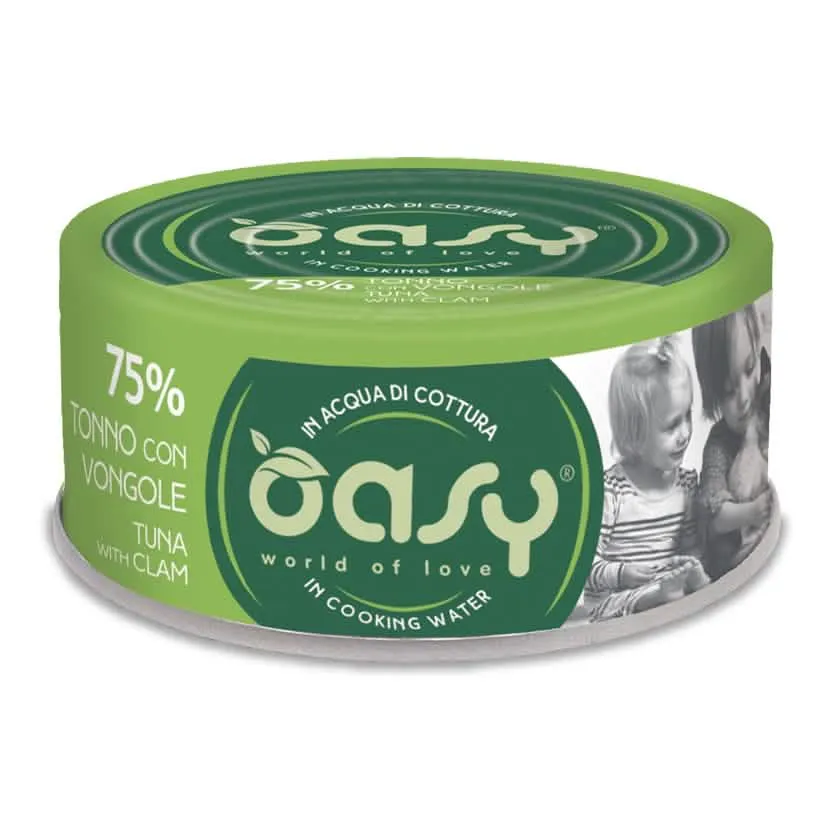 Oasy wet cat more love tonno vongole 70 g