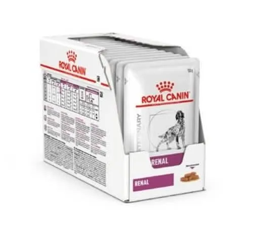 Veterinary health nutrition wet dog renal 12x100 g