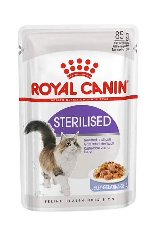 Feline health nutrition wet sterilised jelly 85 g
