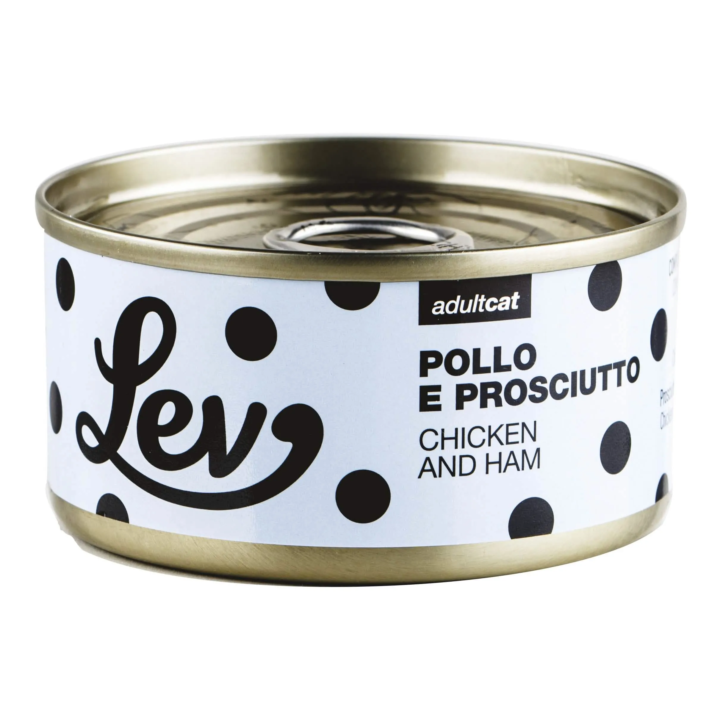 Lev pollo prosciutto lattina 70 g