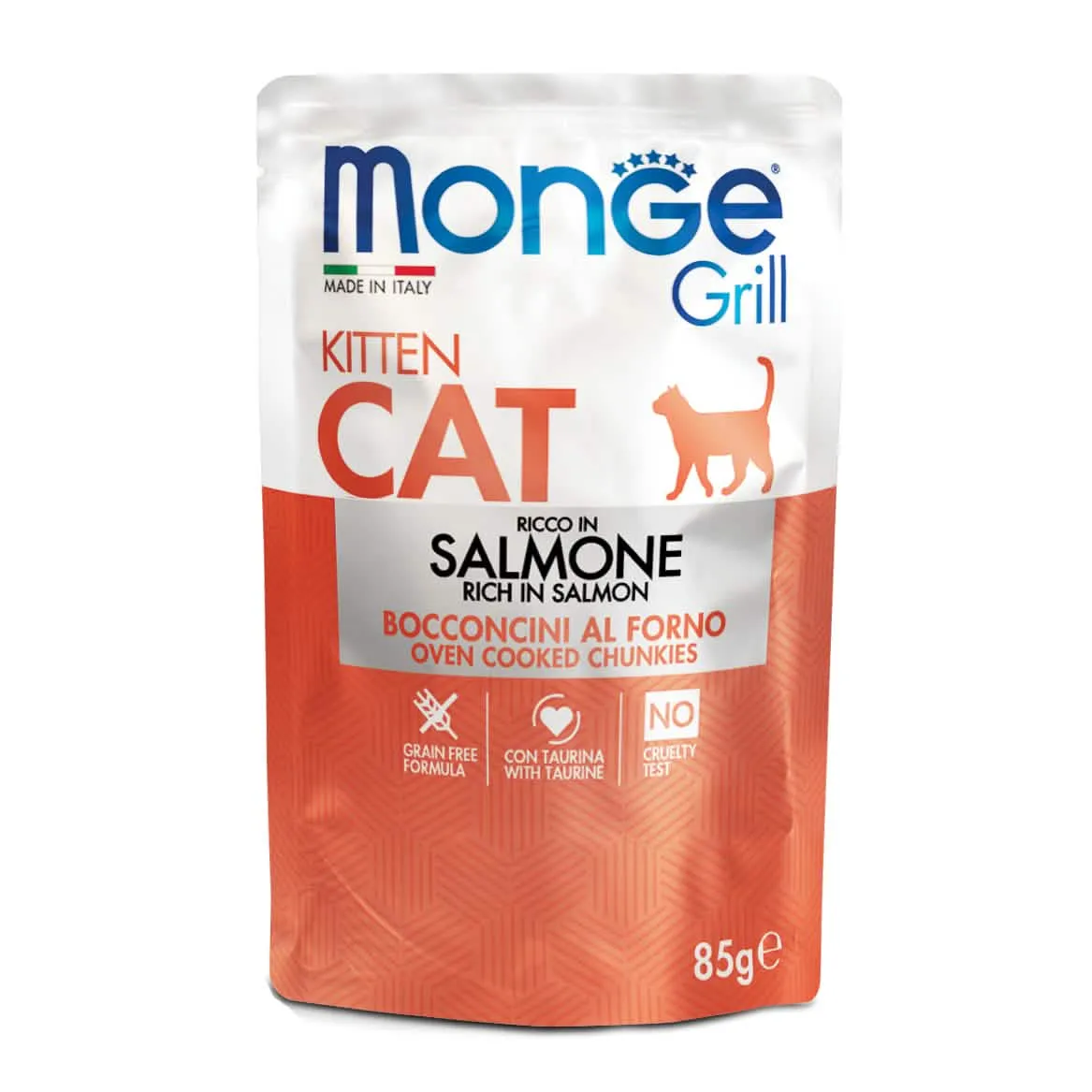 Monge grill kitten salmone 85 g