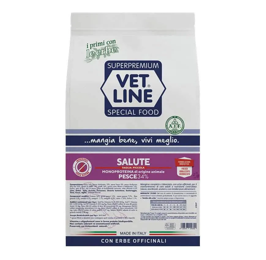 Vet line salute pesce taglia piccola 3 kg