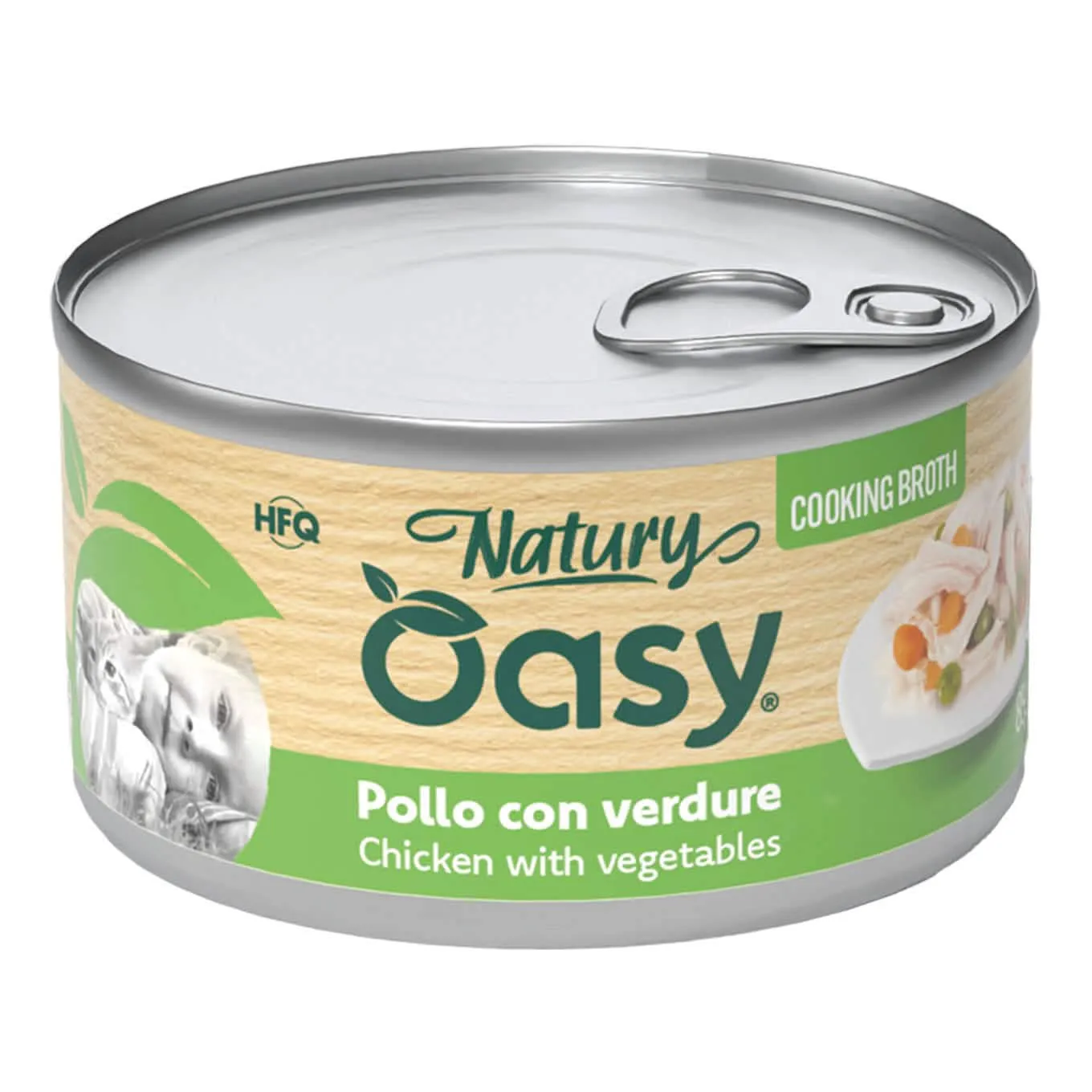 Oasy wet cat natury cooking broth pollo verdure 85 g
