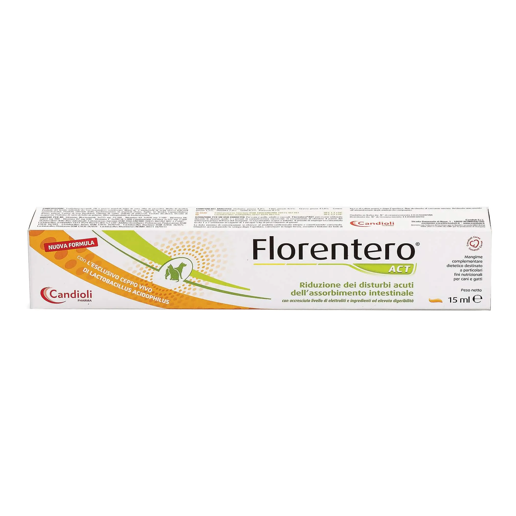 Florentero Act Siringa Dosatrice 15 ml per Cani e Gatti