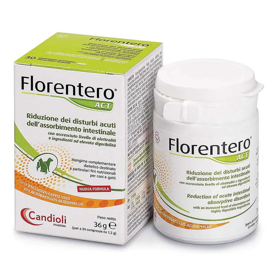 Florentero Act 30 Compresse Appetibili per Cani e Gatti