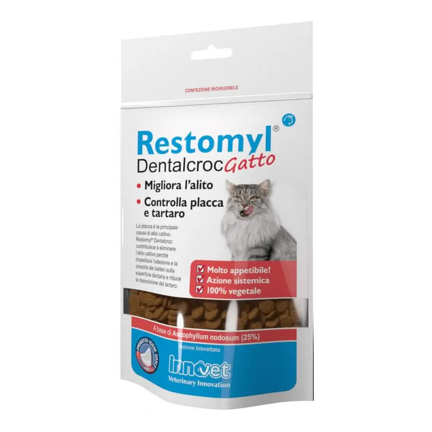 Restomyl dentalcroc gatto busta 60 g