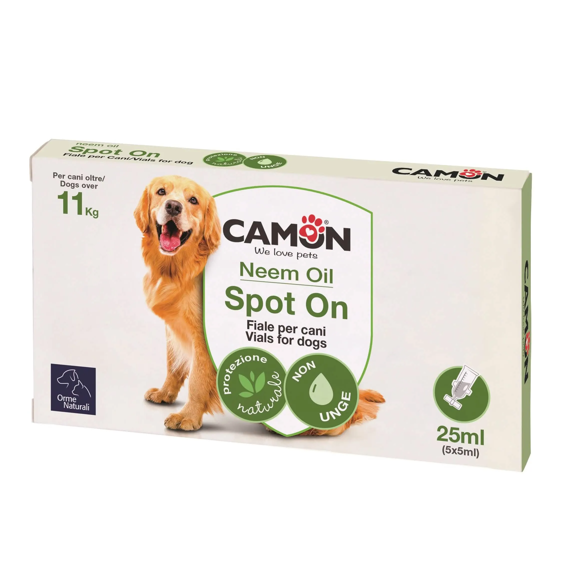 Protection spoton cane >10kg 5 x 5 ml