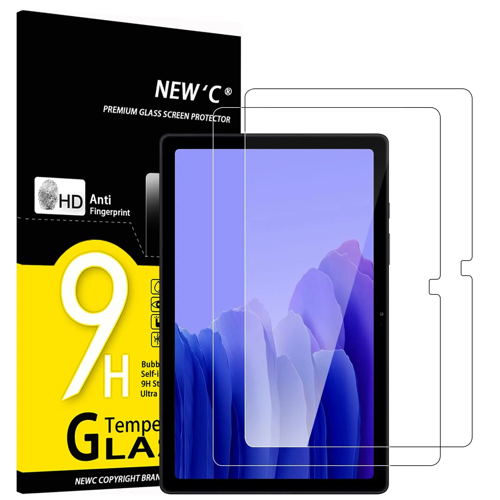 NEW'C Pellicola Vetro per Samsung Galaxy Tab A7 2020 SM-T500/T505/T507