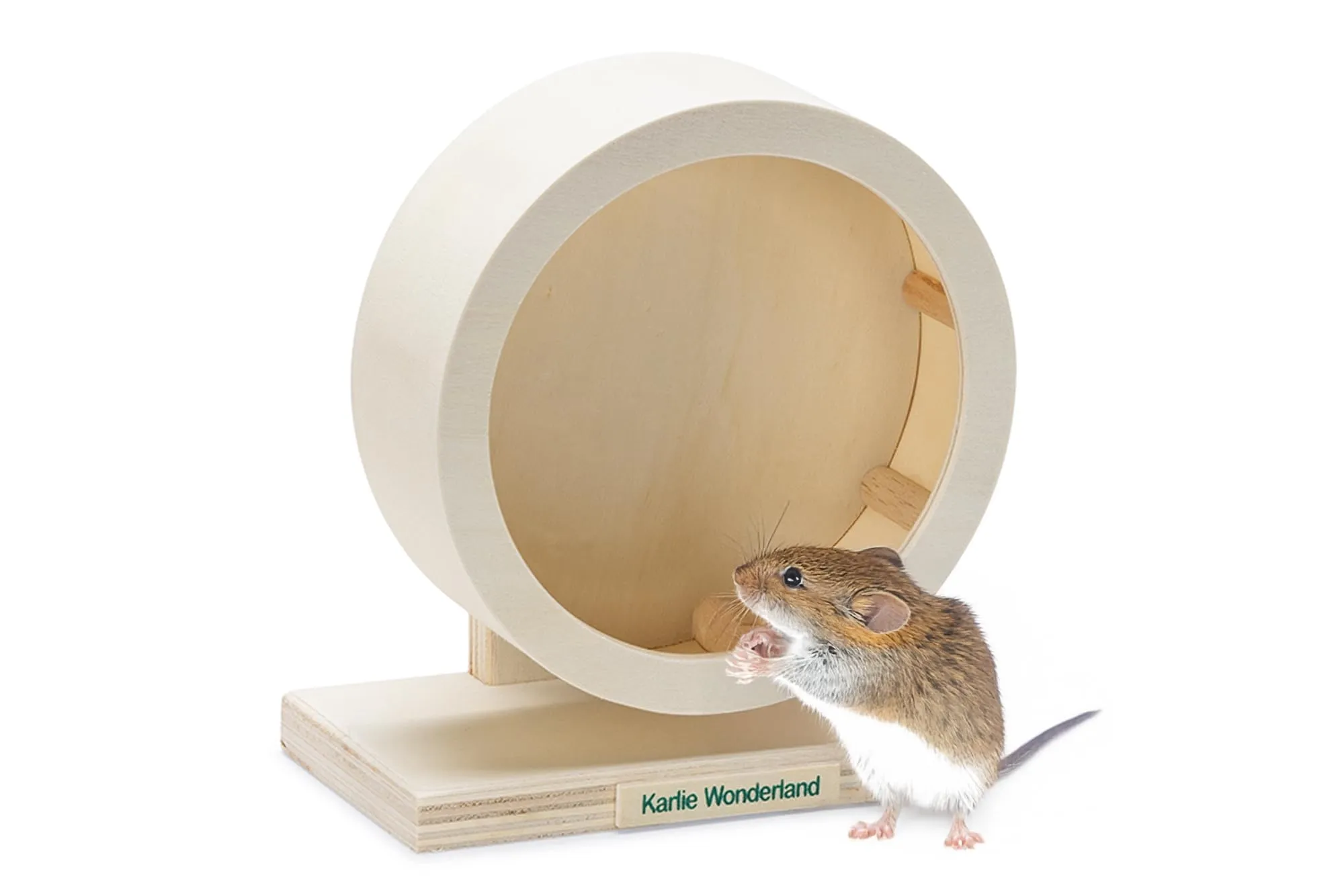Karlie 84197 Ruota Gioco per Roditori in Legno 15 Cm