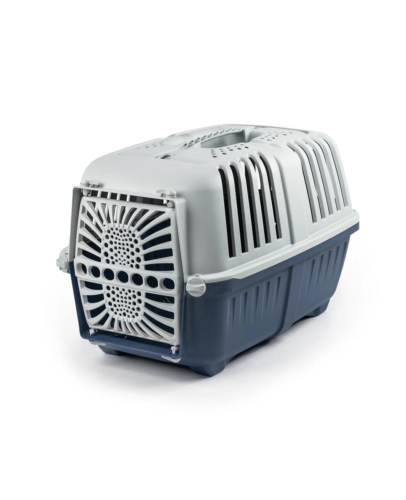lionto Trasportino Animali, fino a 15 kg, 55 x 36 x 36 cm, Blu