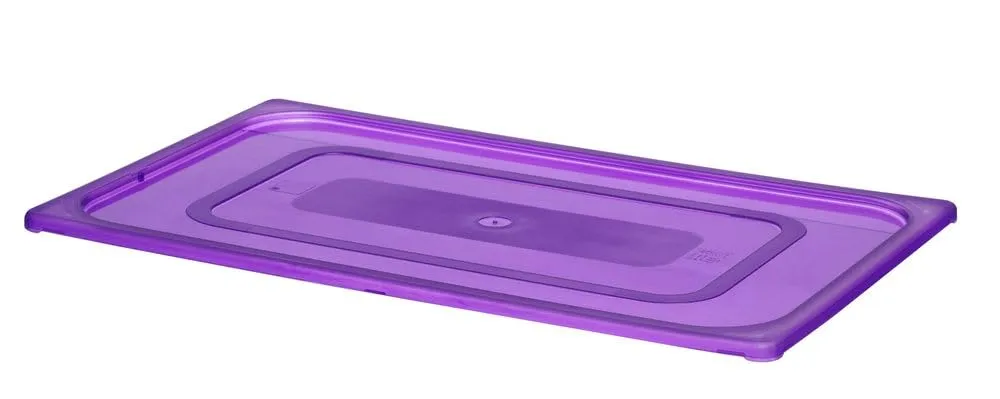 HENDI Coperchio GN 1/1, polipropilene, adatto solo per i contenitori GN in polipropilene di HENDI, termoresistente: da -40 a 80 °C, lavabile in lavastoviglie, viola