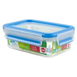 Contenitore alimenti (550ml) CLIP & CLOSE Azzurro e Trasparente 508538