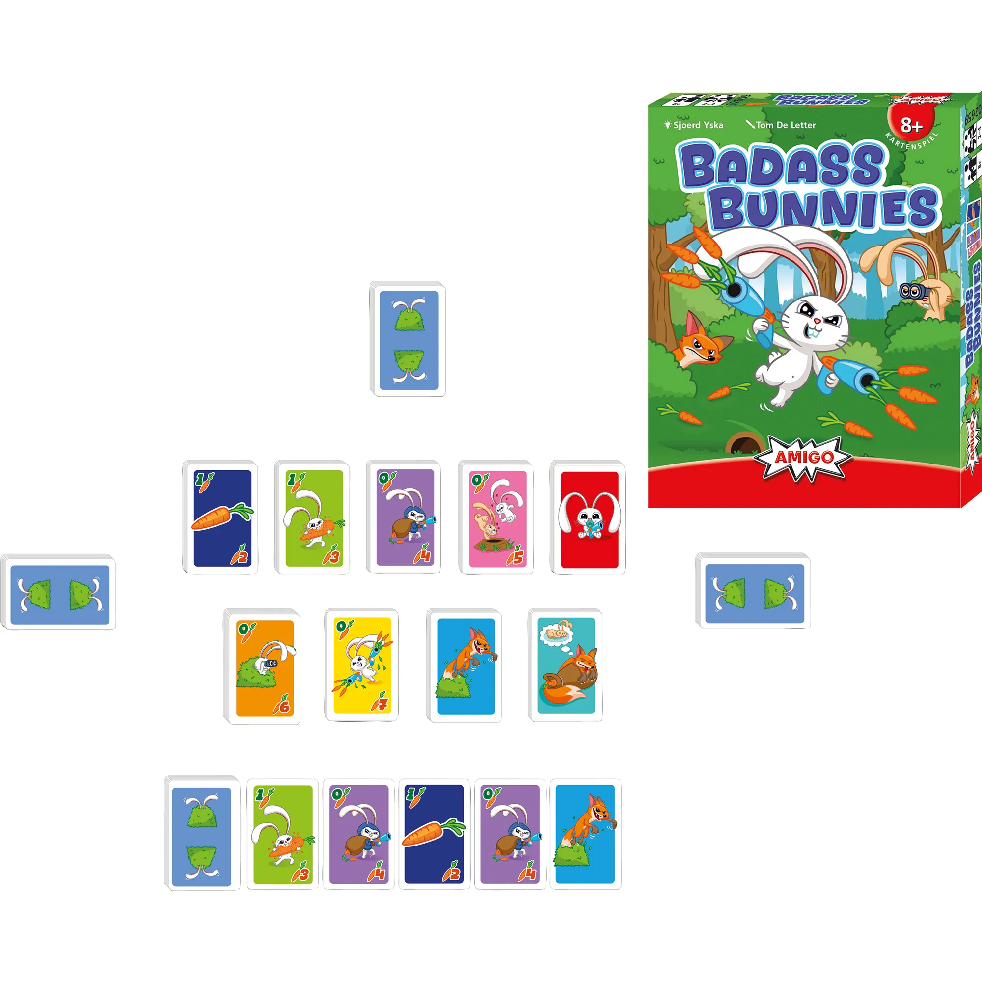 Badass Bunnies, Gioco di carte