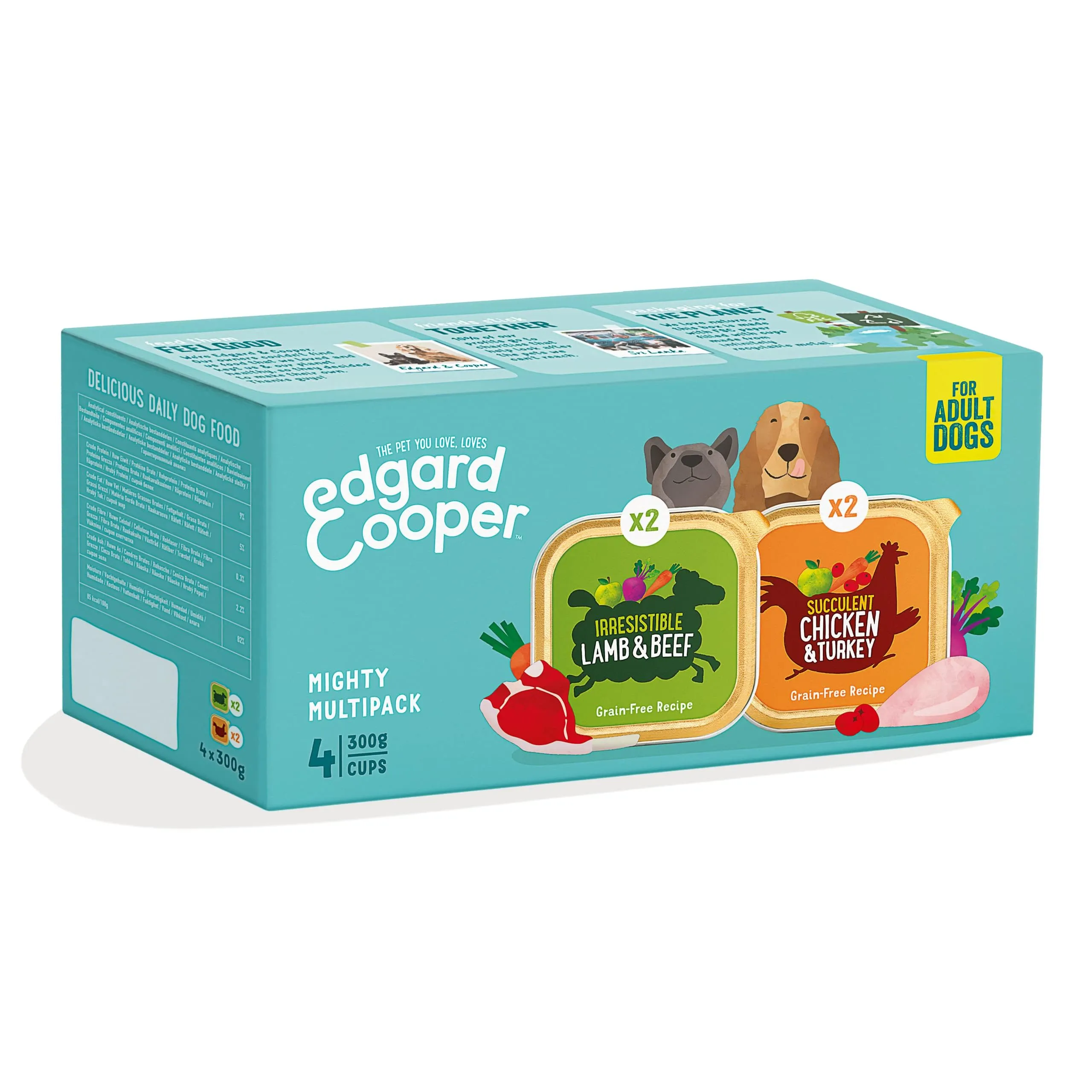 Edgard & Cooper Multipack Cane 4x300g