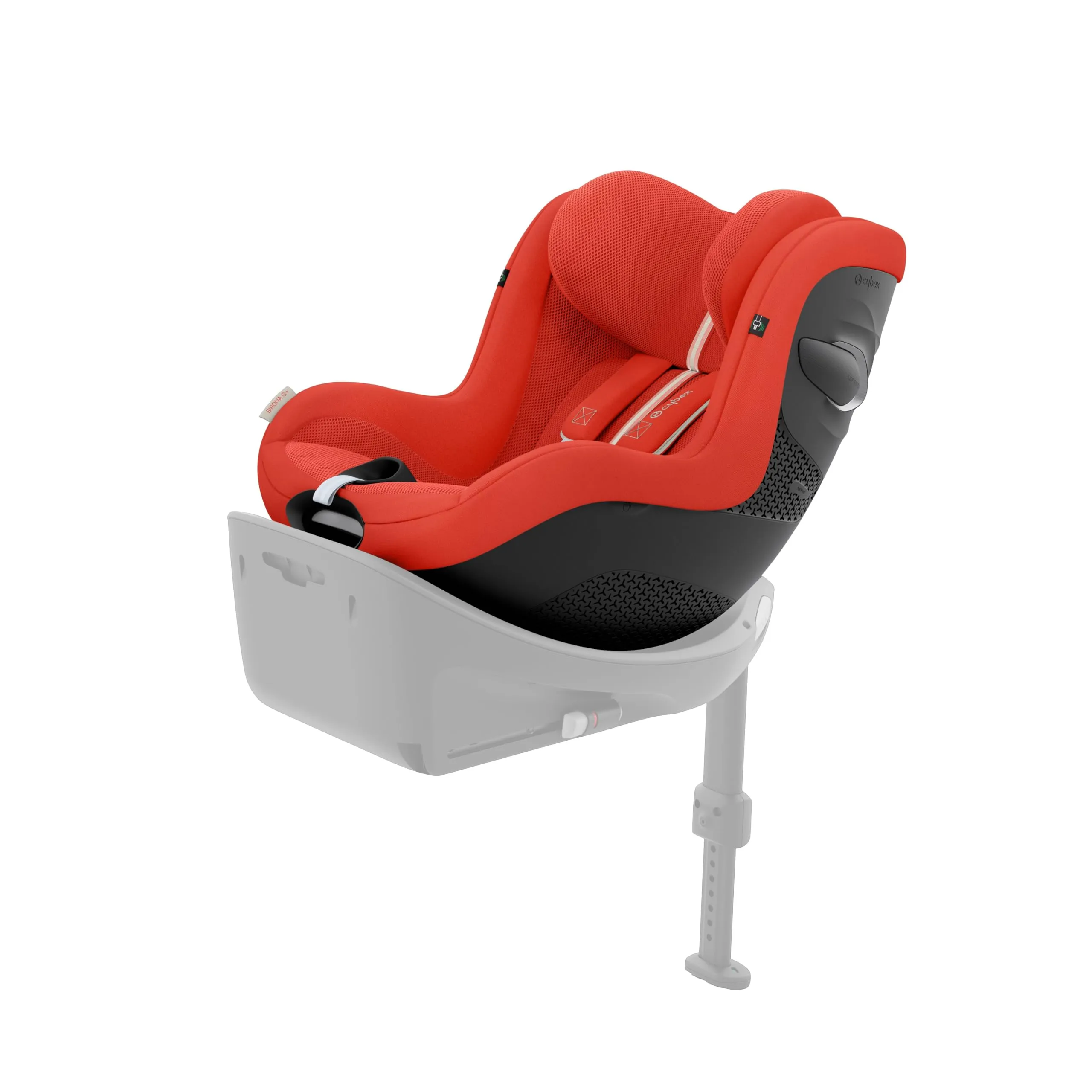 CYBEX Gold Seggiolino Auto Sirona G i-Size Plus, Per Bambini da 3 Mesi a 4 Anni (Dalla Nascita con Riduttore per Neonati), Max. 19 kg, 61 - 105 cm (Da 40 cm con Riduttore per Neonati), Hibiscus Red