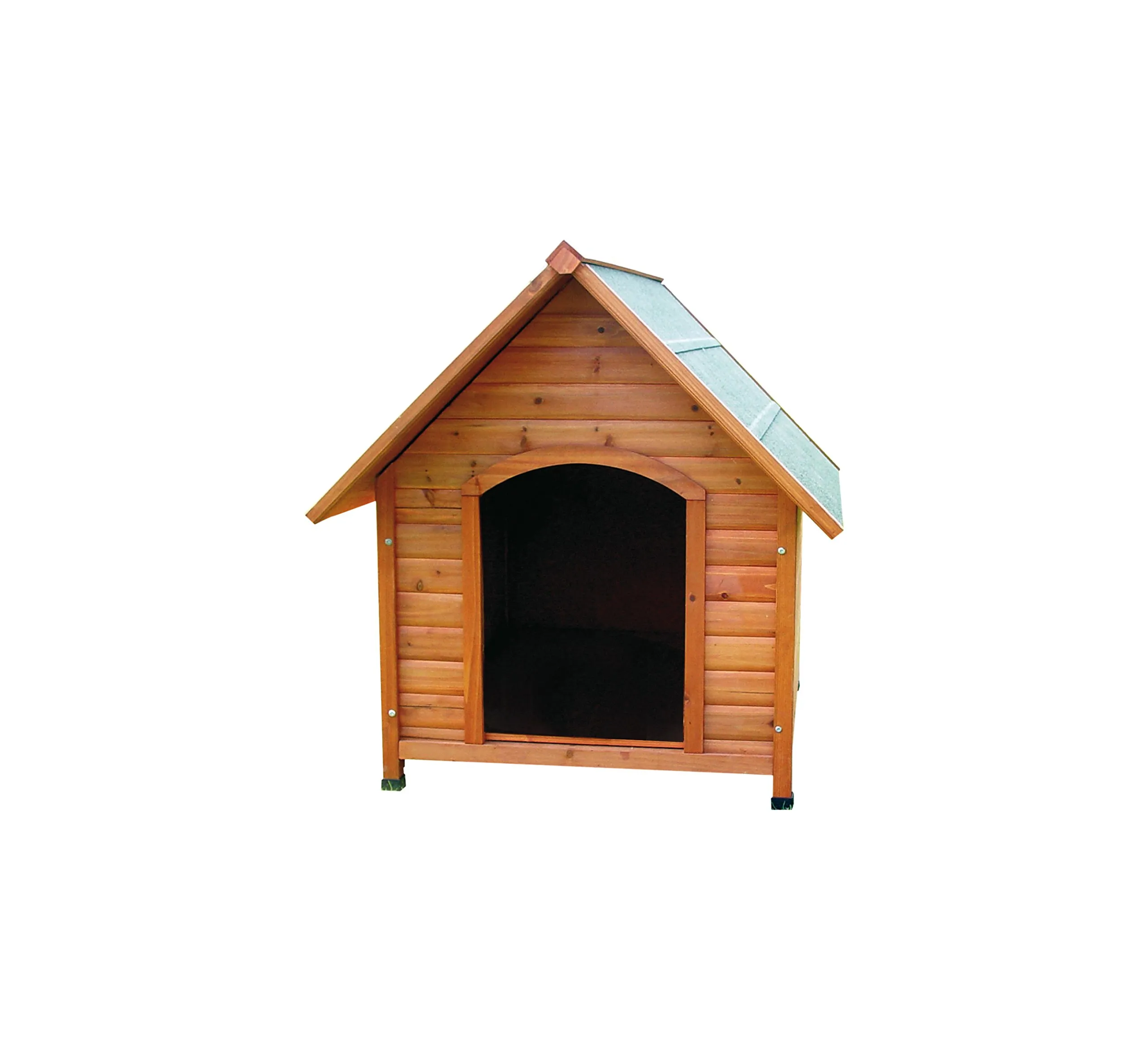 Croci Chalet - Cuccia per cani, Cuccia da esterno in legno, Piedini regolabili, 72X76X76 CM