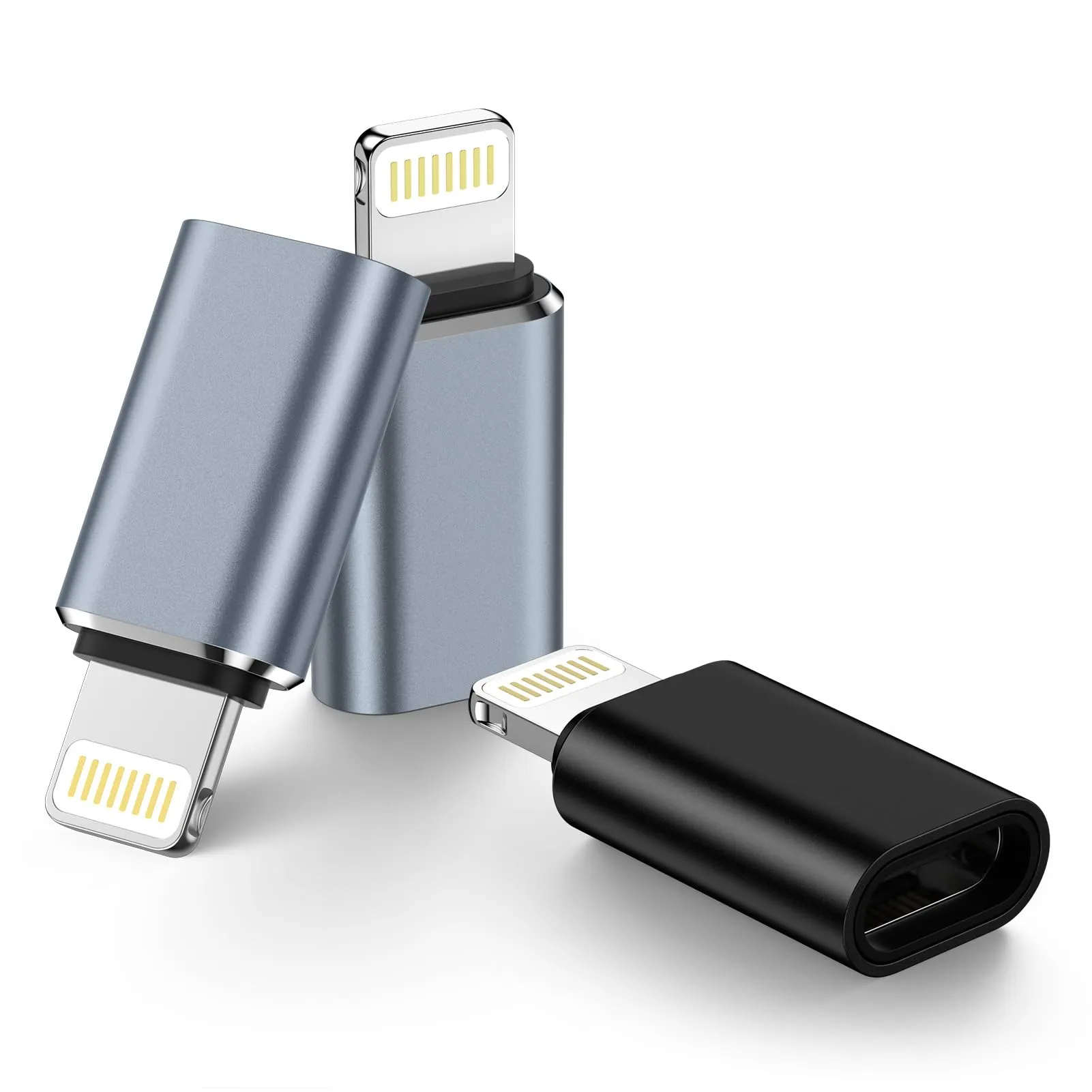 Haoano Adattatore da USB C a Lightning (3 pezzi), Adattatore Lightning a USB C