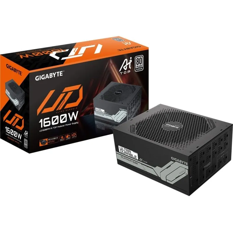GIGABYTE UD1600PM PG5 AI TOP alimentatore per computer 1600 W 20+4 pin ATX Nero