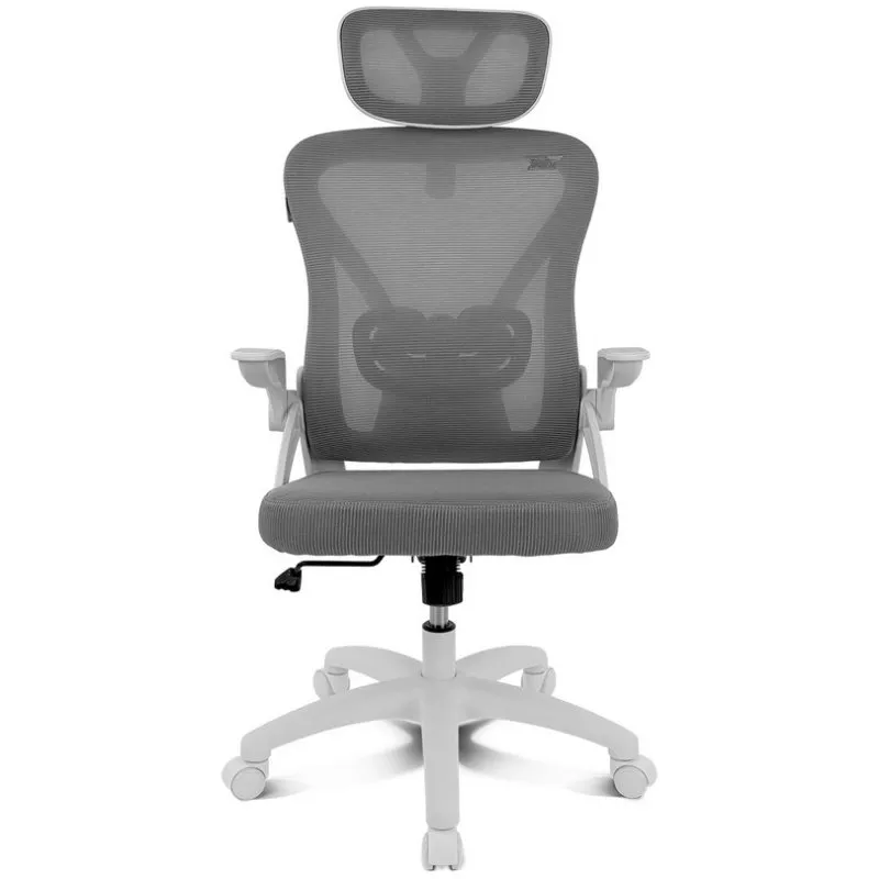 Sedia ergonomica Drift DRAIR35 schienale in rete grigia braccioli ribaltabili base rinforzata