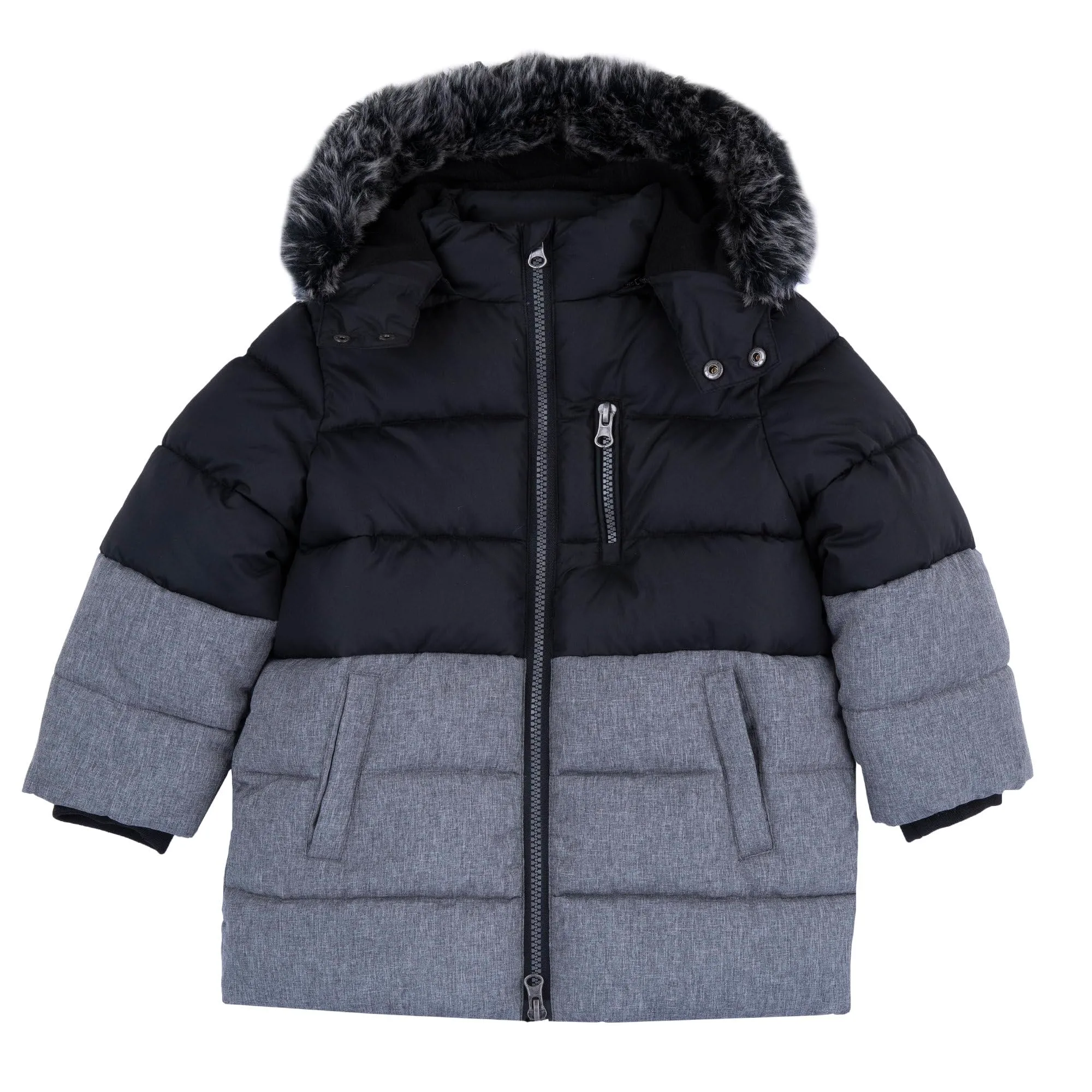 Chicco Giubbino Con Cappuccio e Zip Bambino e ragazzo, Grigio (2), 5 anni, Designed in Italy