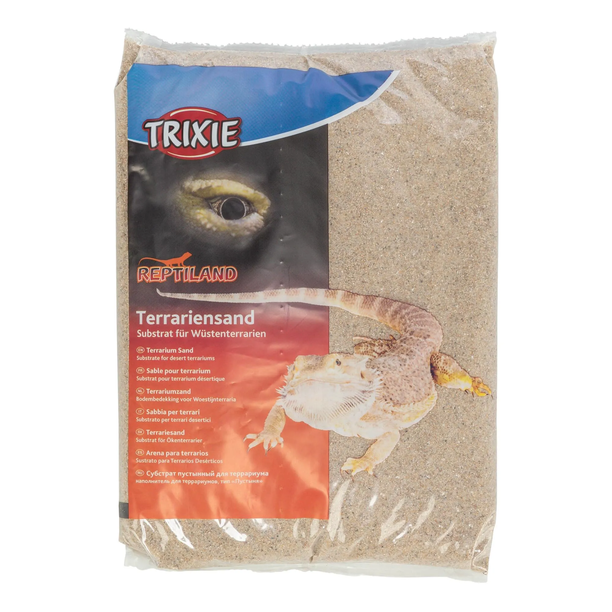 TRIXIE Sabbia di Base per terrari desertici – Grana fine – Giallo, 5 kg
