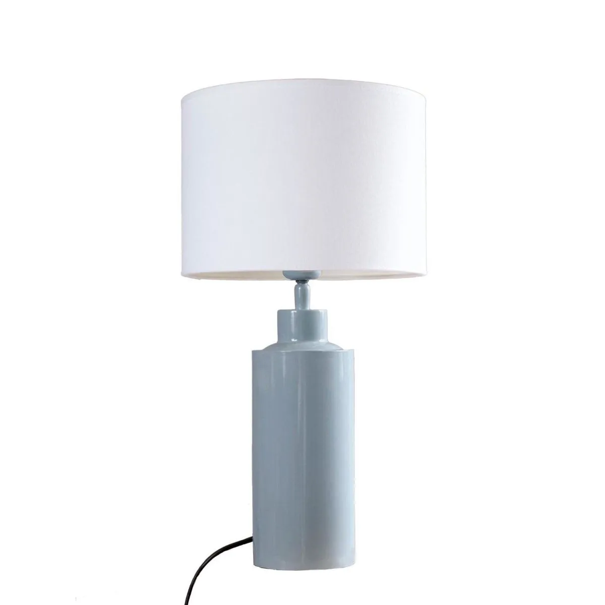 PR Home Lampada da tavolo Solo; 55x30x55 cm (LxLxH); bianco/blu chiaro; struttura blu chiaro