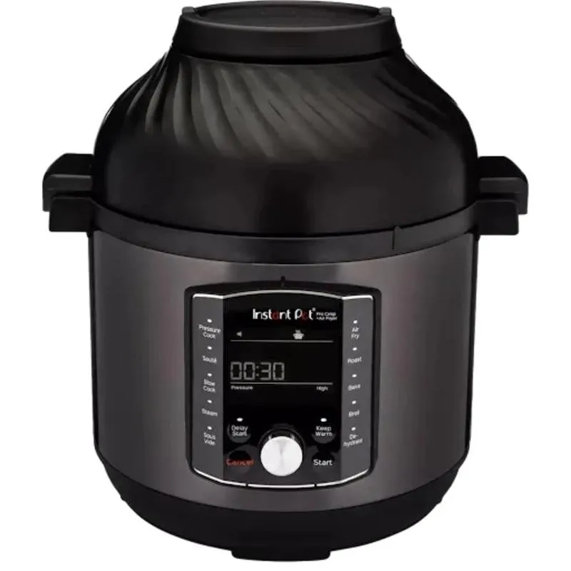Pentola Multi-cottura Instant Pot Pro Crisp 8 Air Fryer 7,6 L 1500 W Nero