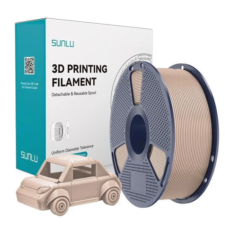 Filamento PETG Sunlu PETG Be Beige 1,75 mm Alta Durabilità Stampa 3D