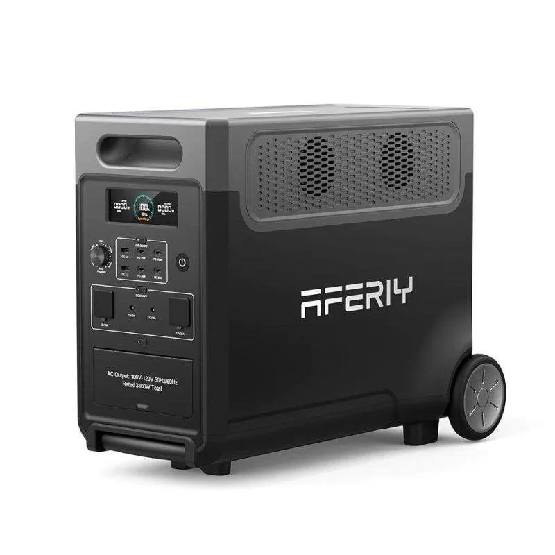 Stazione di energia AFERIY P310 3840-11520Wh 13 porte Batteria LiFePO4 Portatile