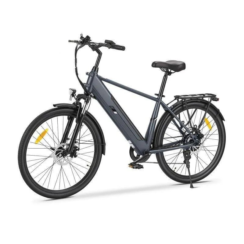Bicicletta Elettrica Touroll J2 7 Velocita Shimano Grigio