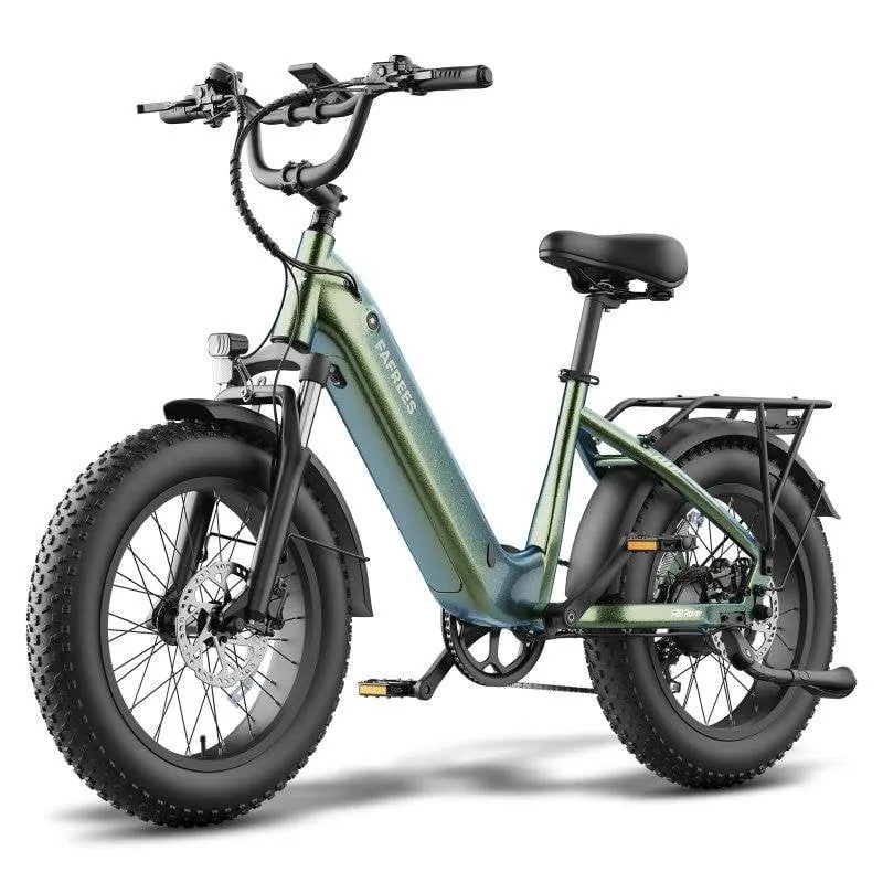 Bicicletta elettrica Fafrees F20 Rover 250W 48V 20Ah 20" Verde-Blu