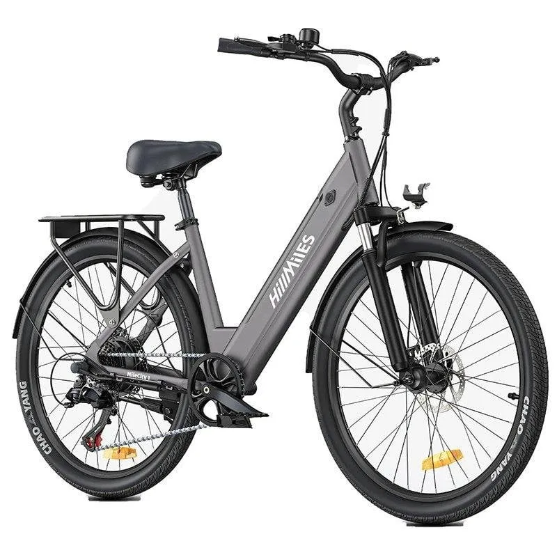 Velo Elettrico HillMiles MileCity 1 26 pol Grigio