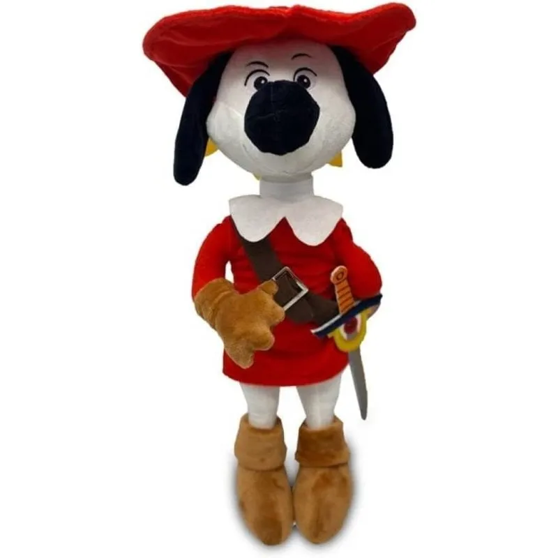 Peluche D'artacan Y Los Tres Mosqueperros 26 cm Serie TV Uniforme Rosso