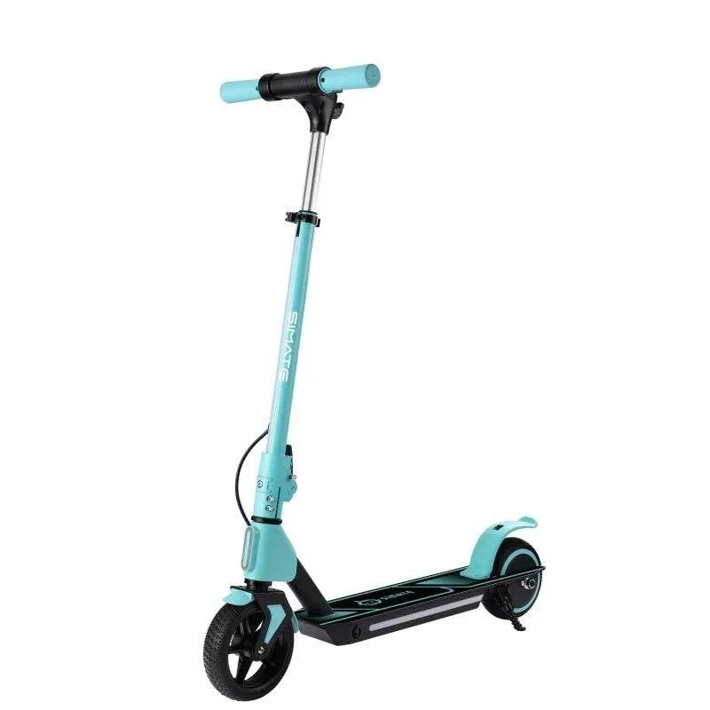 Monopattino elettrico Simate S2 Pro 130W Autonomia 8km Ruote 6,5'' Freni doppi Blu