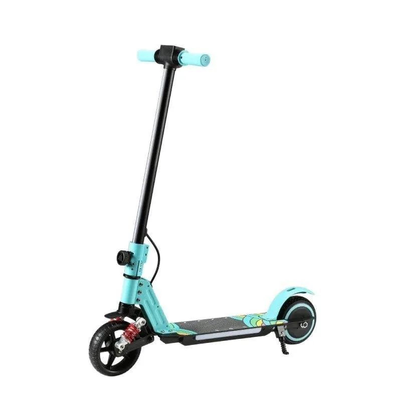 Monopattino elettrico Simate S5 130W Autonomia 8km Freno elettronico Azzurro