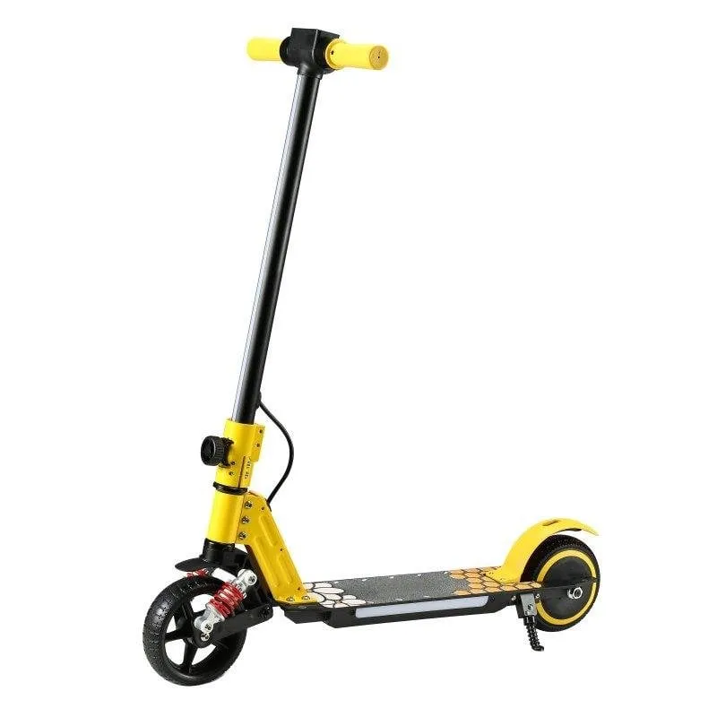 Monopattino elettrico Simate S5 130W Autonomia 8km Freno elettronico Giallo