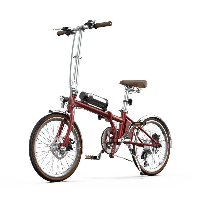Bicicletta elettrica pieghevole OneSport OT02 Pro 250W 36V 5,2Ah ROSSO