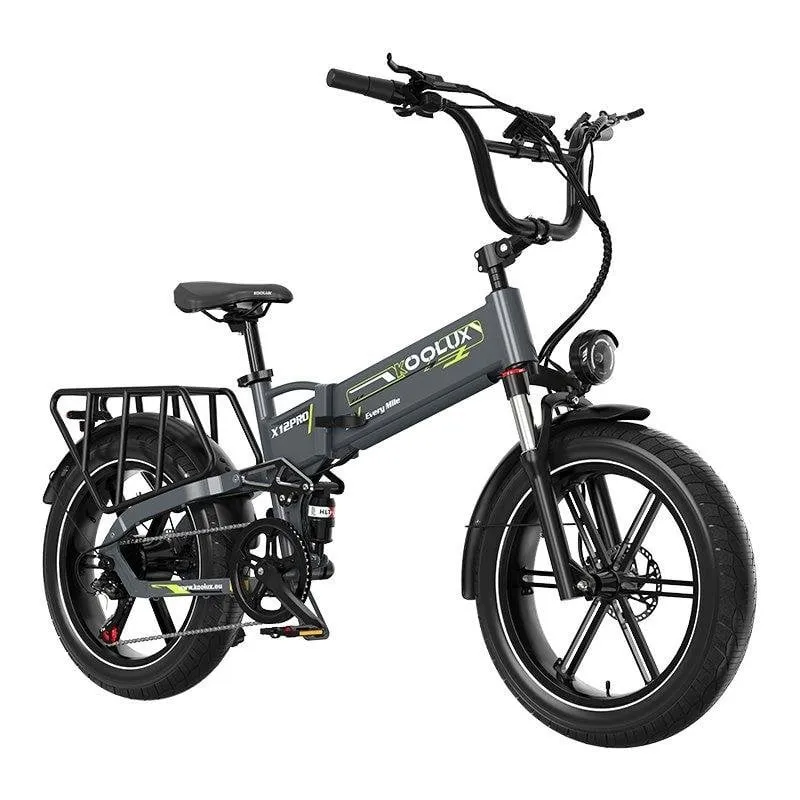 Velo Elettrico Koolux X12 Pro 750 W 48 V 15 Ah 20 pollici