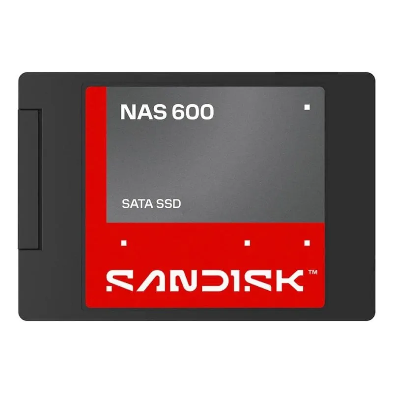 Disco Rigido Sandisk NAS 600 2 TB SATA SSD 560 MB/s 2,5" per NAS