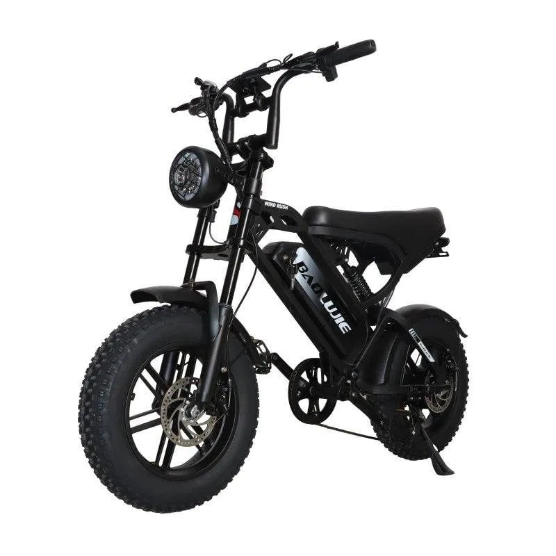 Bicicletta Elettrica Baolujie F2 Motore 500W Batteria 48V 13Ah Pneumatici 16"