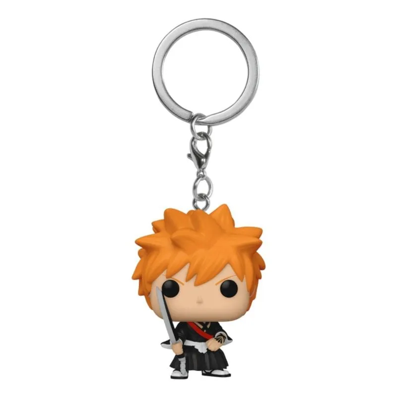 Portachiavi Funko Pop Ichigo Kurosaki Bleach Vinile 102 mm