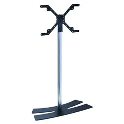 Supporto monitor TV pavimento ( 50 Kg ) VESA 600 x 600 Lux Up 1400 L Black e Silver 038342