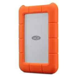 Hard Disk esterno 2.5" 1TB RUGGED USB C Silver e Orange STFR1000800