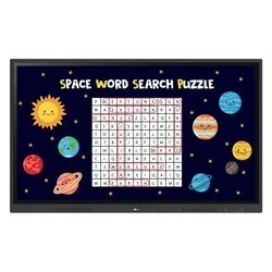 Display professionale 75" 3840x2160 UHD 4K CREATEBOARD Interactive Black 75TR3DK BM