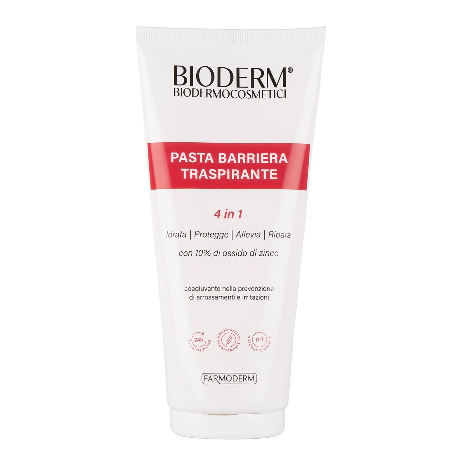BioDerm Pasta Barriera Traspirante 4in1 con Ossido di Zinco 200 ml
